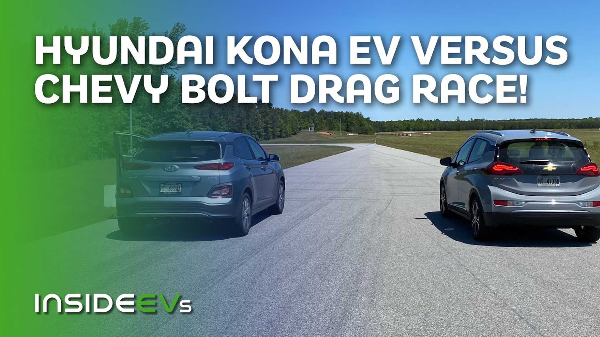 Часы 2020 Chevy Bolt EV Race 2020 Hyundai Kona Electric