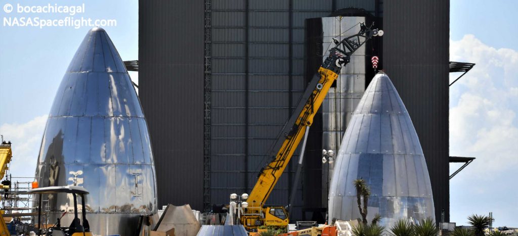 Первый тройной хищный космический корабль SpaceX почти закончен