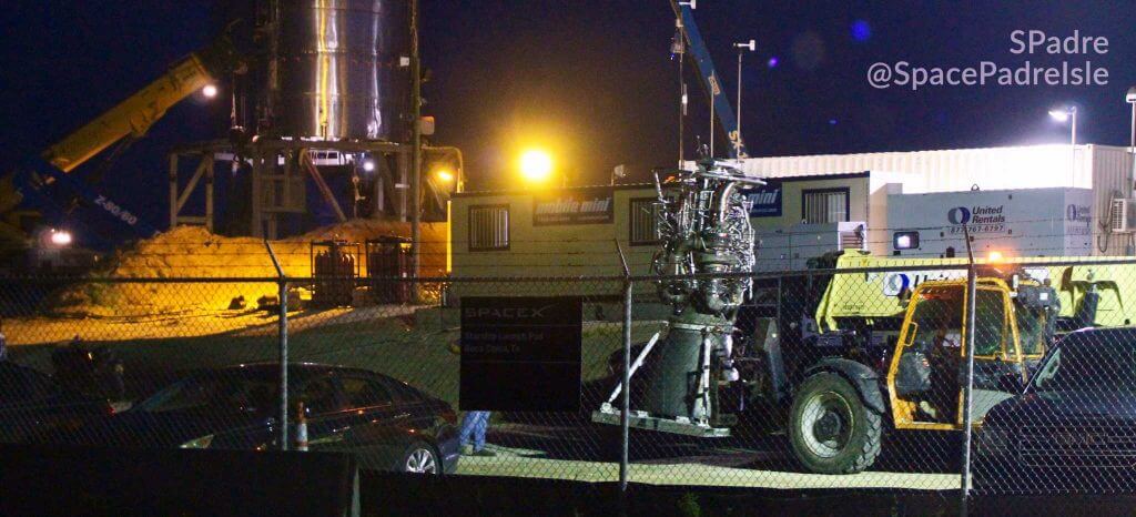 Ракета SpaceX Starship получила новый двигатель Raptor для дебютного теста в стиле Starhopper