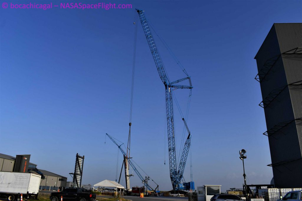 Строительство SpaceX Super Heavy ‘High Bay’ в Южном Техасе
