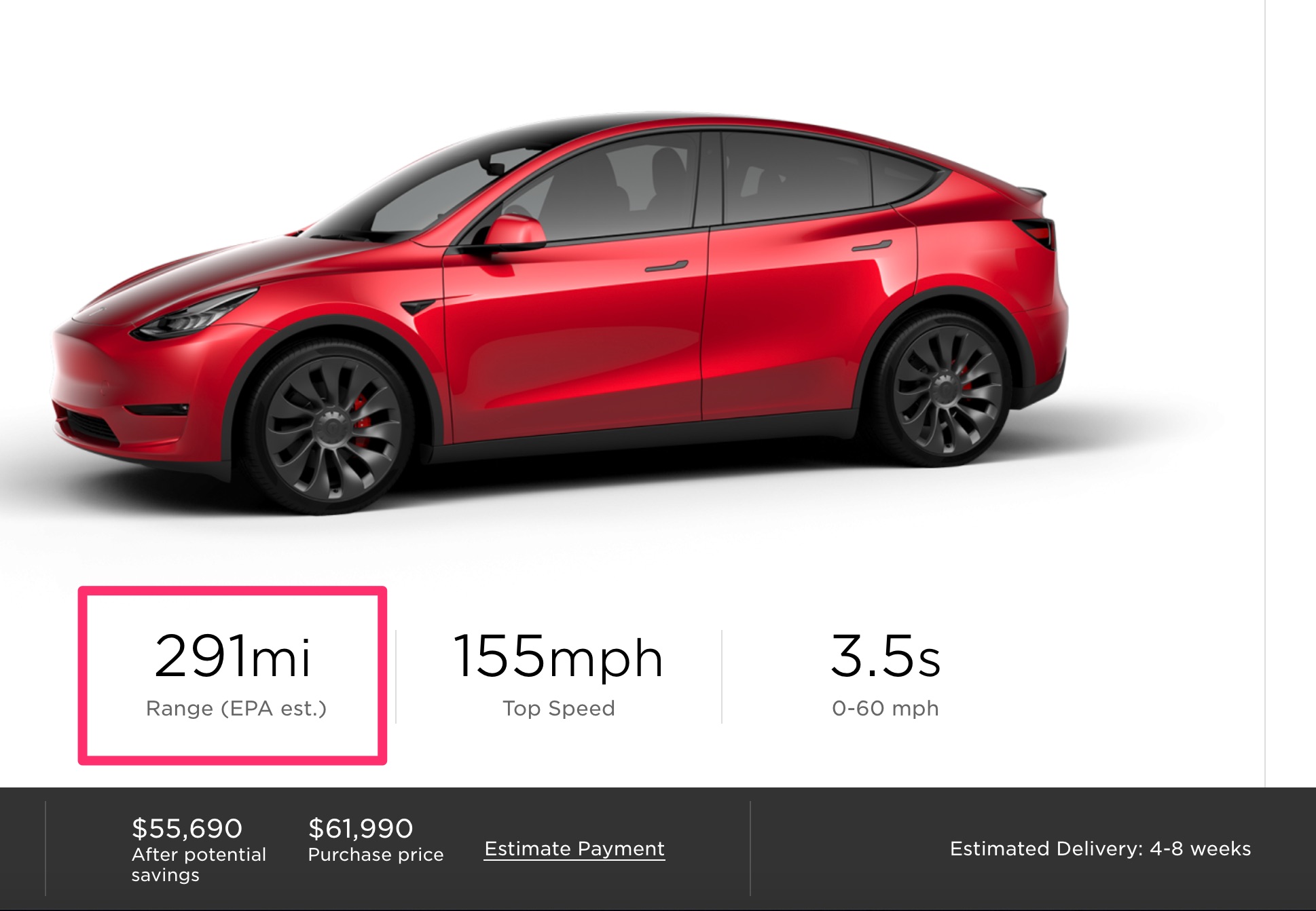 Tesla увеличивает диапазон производительности модели Y до 291 мили с колесами Überturbine