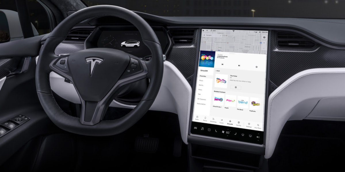 Tesla запускает бесплатную трехмесячную подписку на Sirius XM