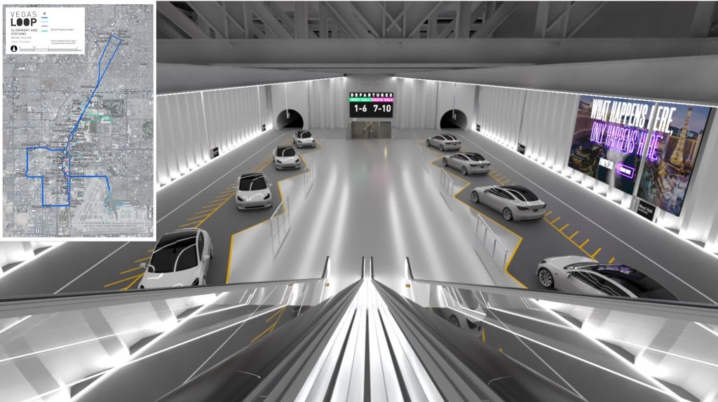 Boring Company Илона Маска попросили добавить больше остановок в туннелях Vegas Loop