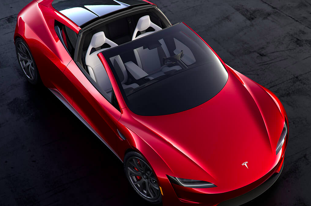 Суперкар Tesla Roadster будет доступен в специальных цветах
