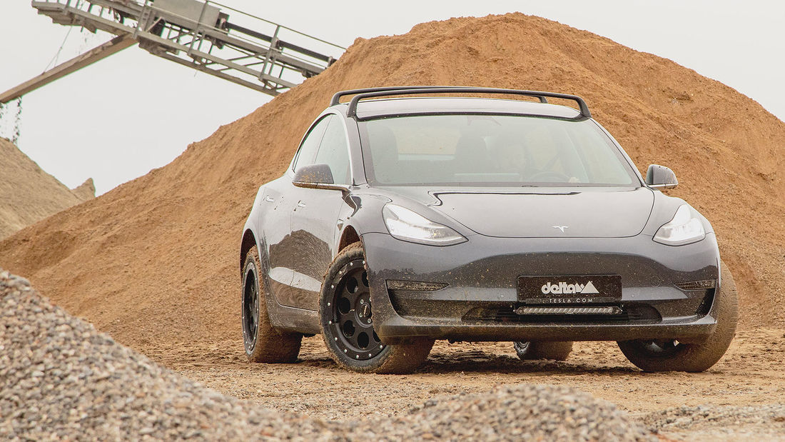 Tesla Model 3 становится крутым внедорожником с некоторыми немецкими разработками