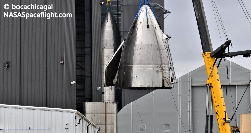 Завод SpaceX Starship прорастает еще один нос, поскольку строительство «SN10» близится к завершению