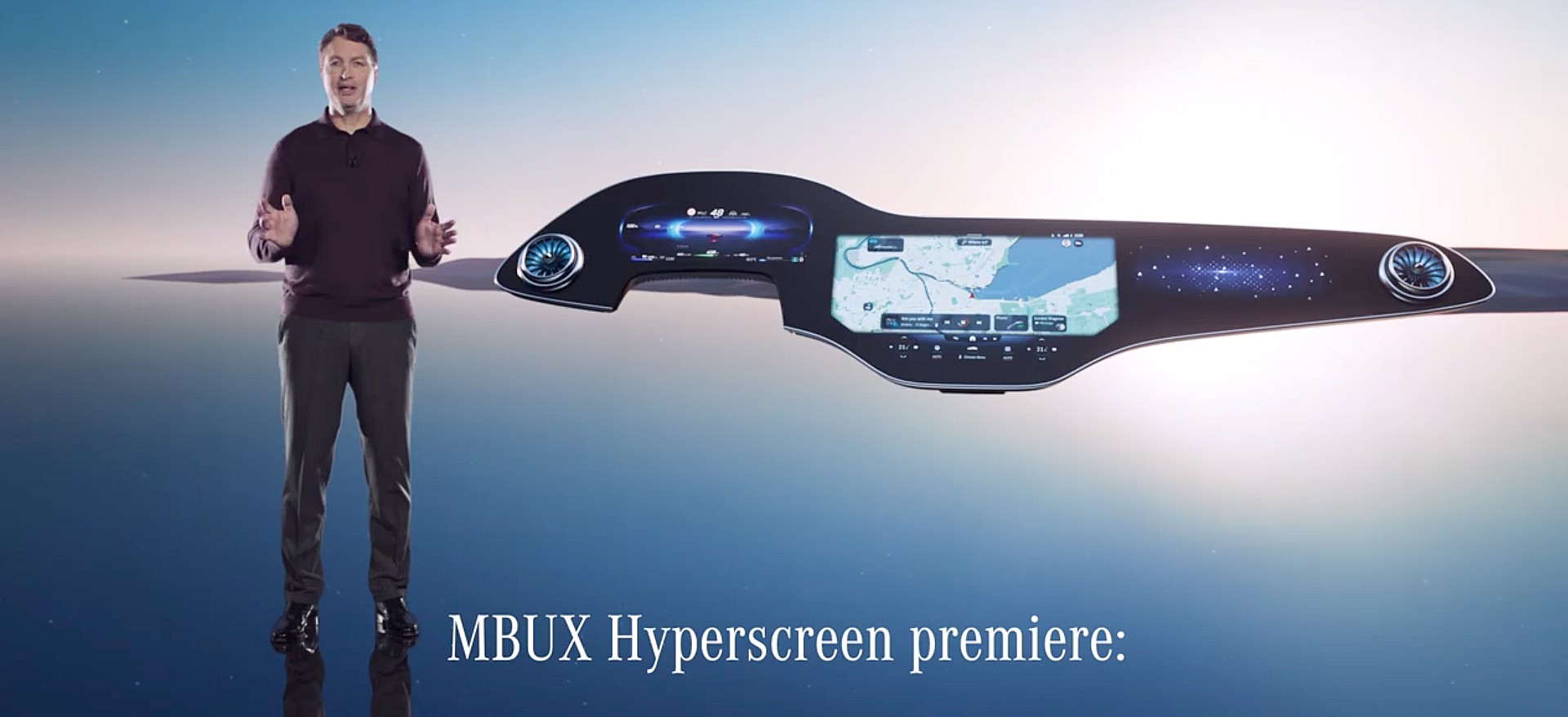 Mercedes стремится превзойти информационно-развлекательную систему Tesla с помощью «Hyperscreen» шириной 56 дюймов