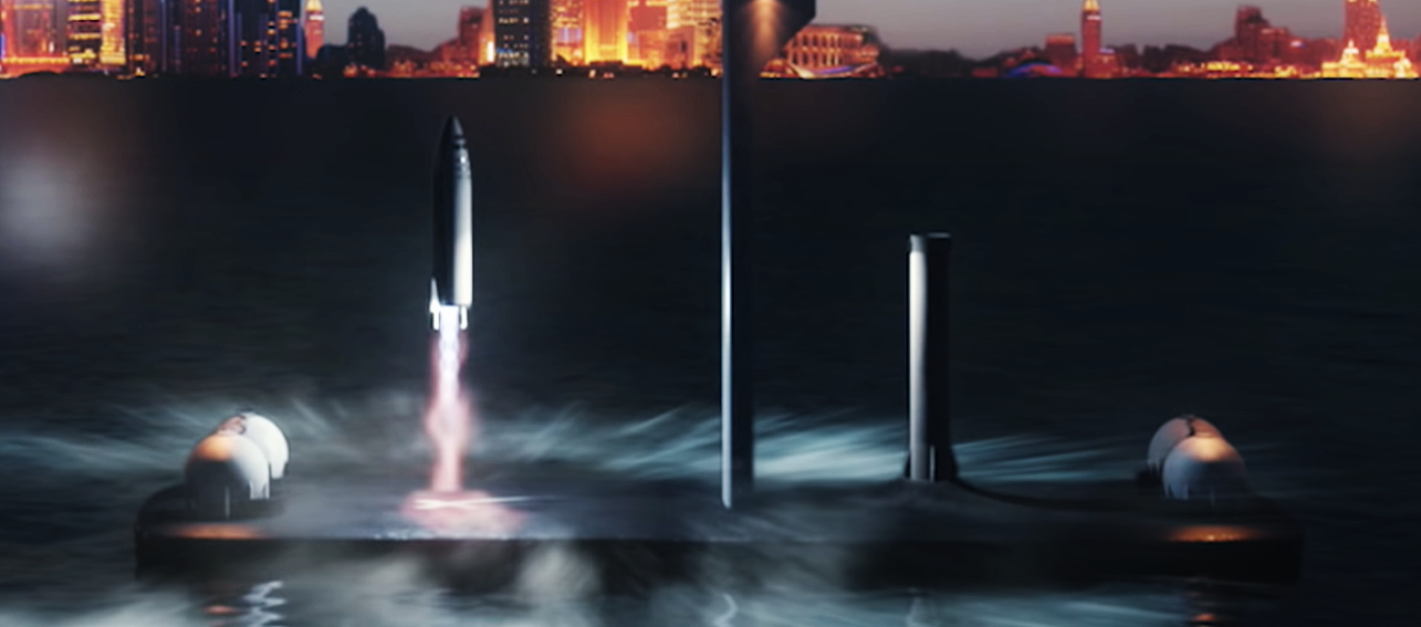 SpaceX превращает нефтяные вышки в плавучие космодромы Starship, названные в честь лун Марса