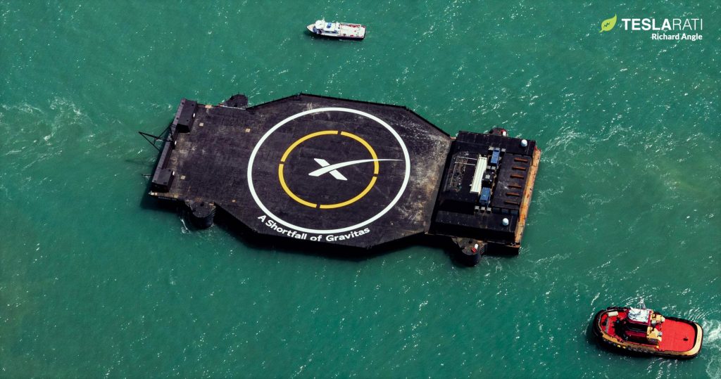 Новейший дрон-корабль SpaceX поддержит первую посадку Falcon 9 в конце этой недели