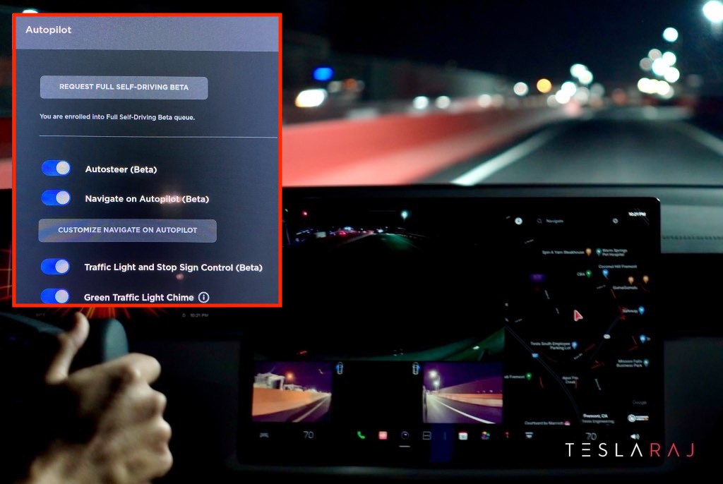 Официально выпущена кнопка Tesla «Запросить бета-версию FSD»