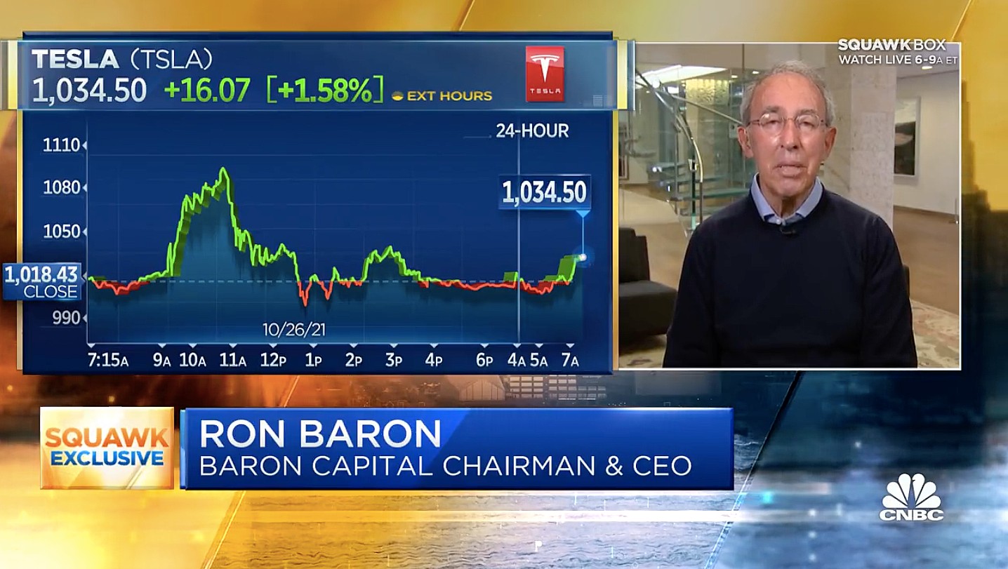 Бык Tesla Рон Барон объясняет самый большой краткосрочный риск для акций TSLA