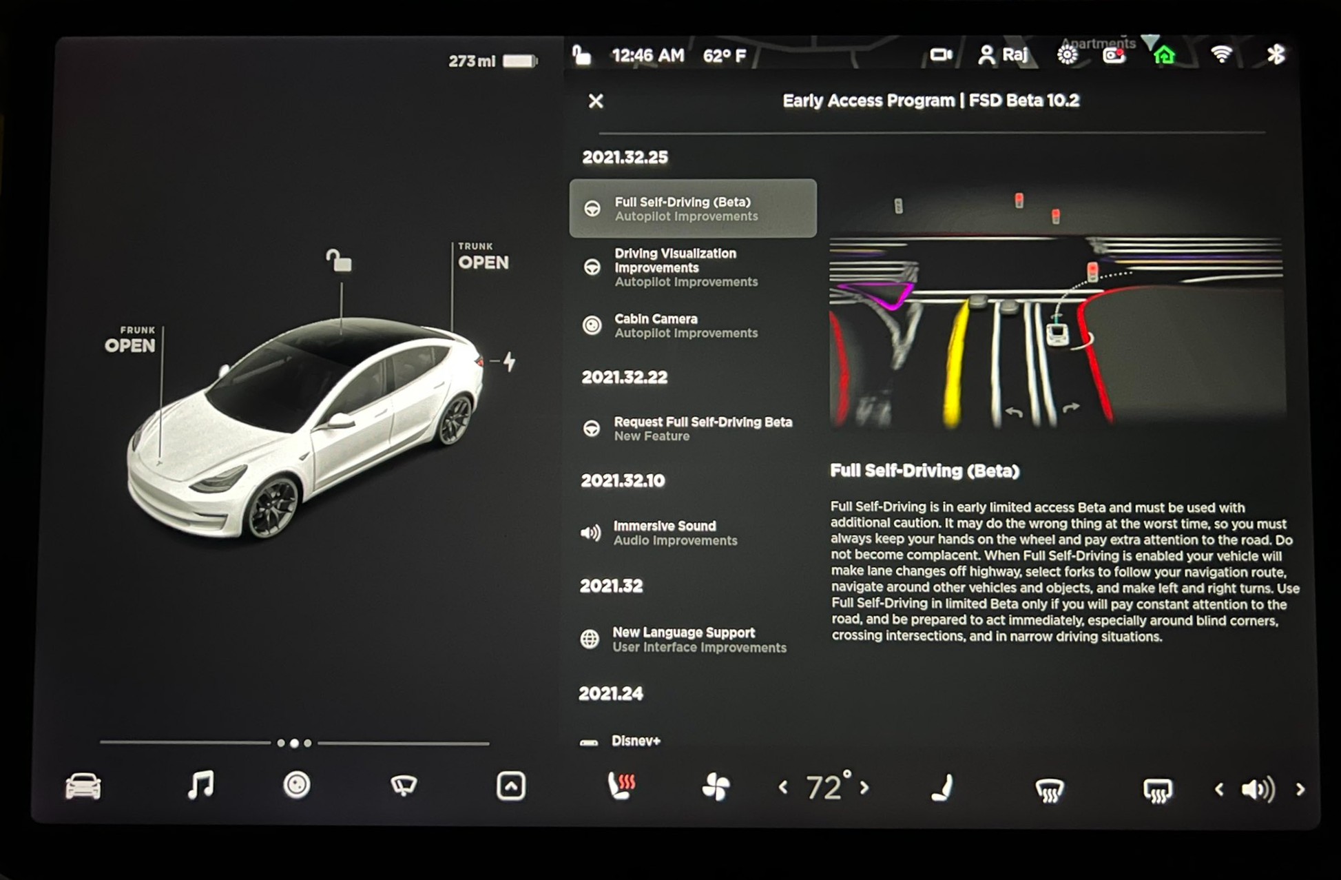 Tesla FSD Beta 10.2 начинает развертываться для новых тестеров с отличными оценками безопасности