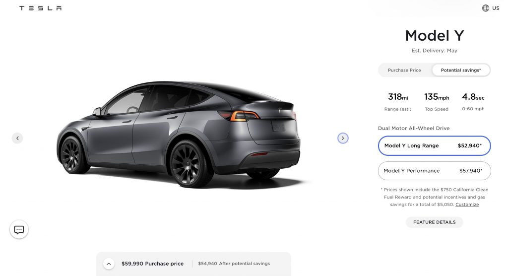 Tesla Model 3, Model Y получает повышение цены на 1 тыс. Долларов и новую бесплатную окраску