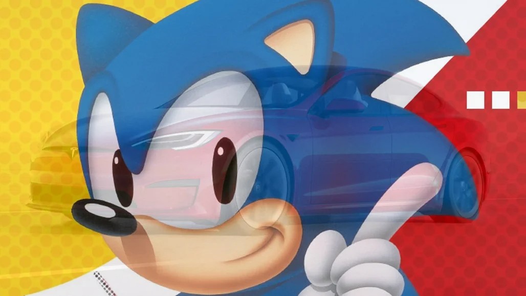 Новейшая аркадная игра Tesla: Sonic the Hedgehog