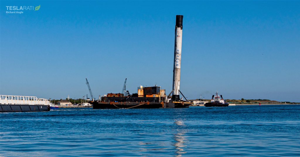 SpaceX чуть не потеряла в море ракета-носитель Falcon 9