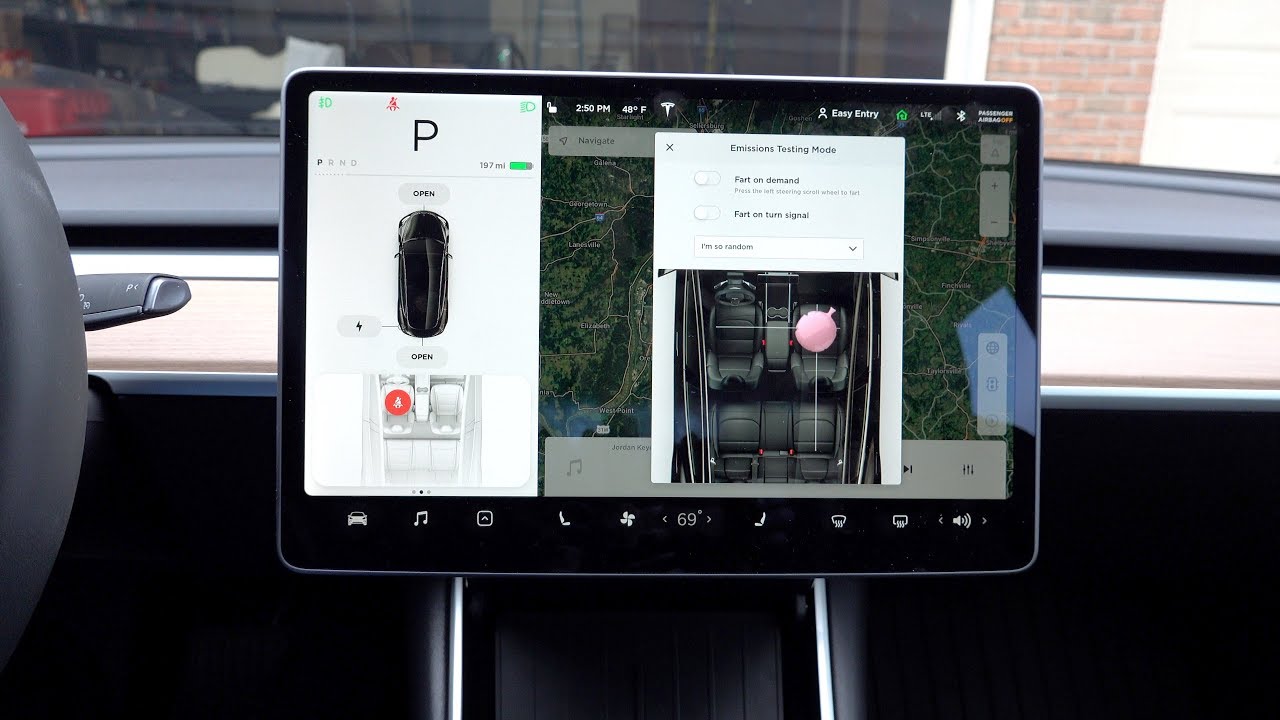 Ошибка «выбросов» Tesla заставляет Model 3 агрессивно пердеть при открытии дверей.