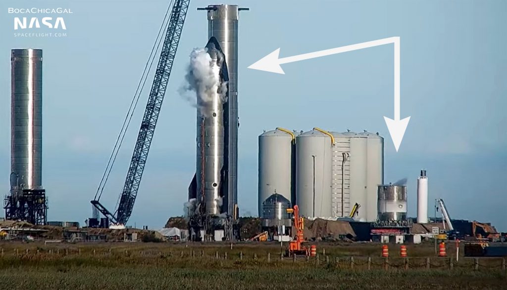 SpaceX одновременно тестирует Starship и « испытательный танк » Франкенштейна