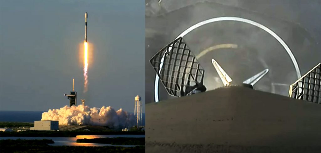SpaceX начинает насыщенный новый год с запуска Starlink и посадки Falcon