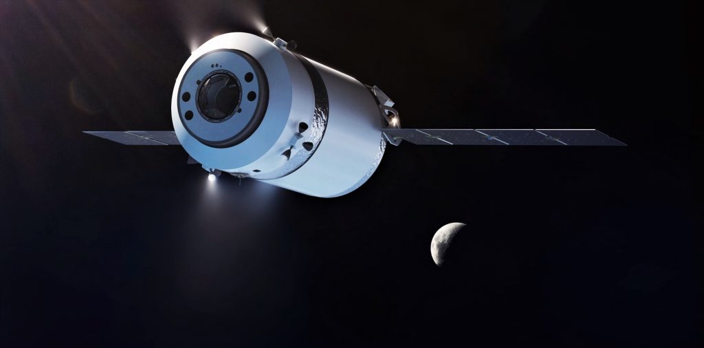 НАСА просит SpaceX решить судьбу лунного грузового корабля Dragon XL