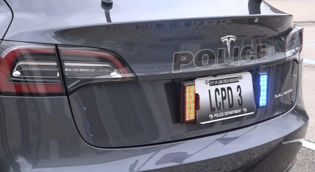 Tesla Model 3 пополнила автопарк Департамента полиции МО