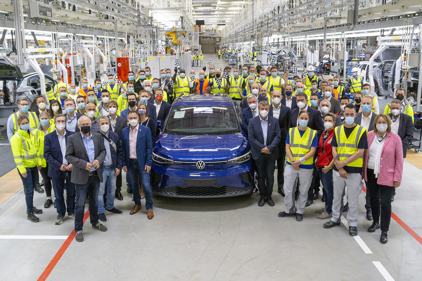 Volkswagen запускает новый завод для расширения сети производства электромобилей