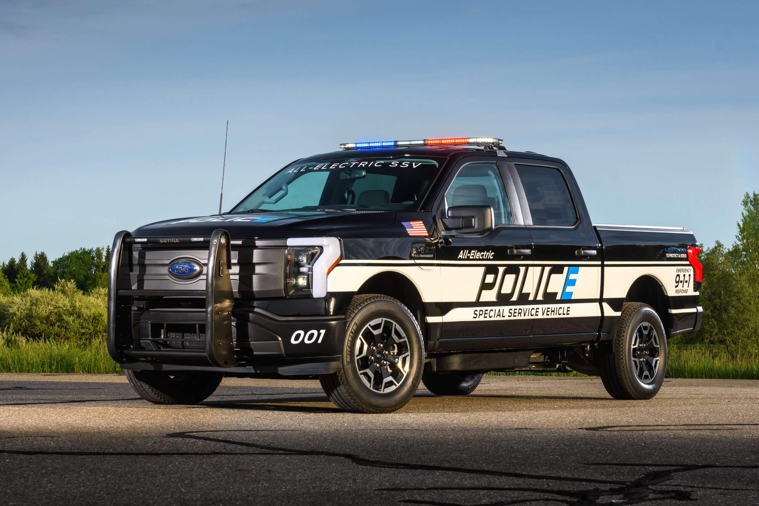 Ford F-150 Lightning SSV — это больше, чем электромобиль для полиции.