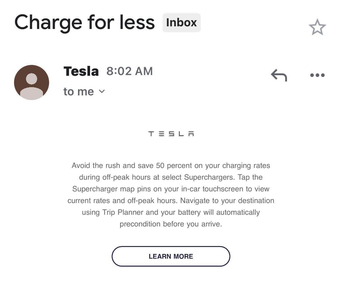 Tesla дает 50% скидку на некоторые зарядные станции в Техасе в непиковые часы