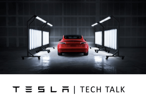 Tesla проводит Tech Talk, на котором рассказывает о своей самой передовой технологии для электромобилей.