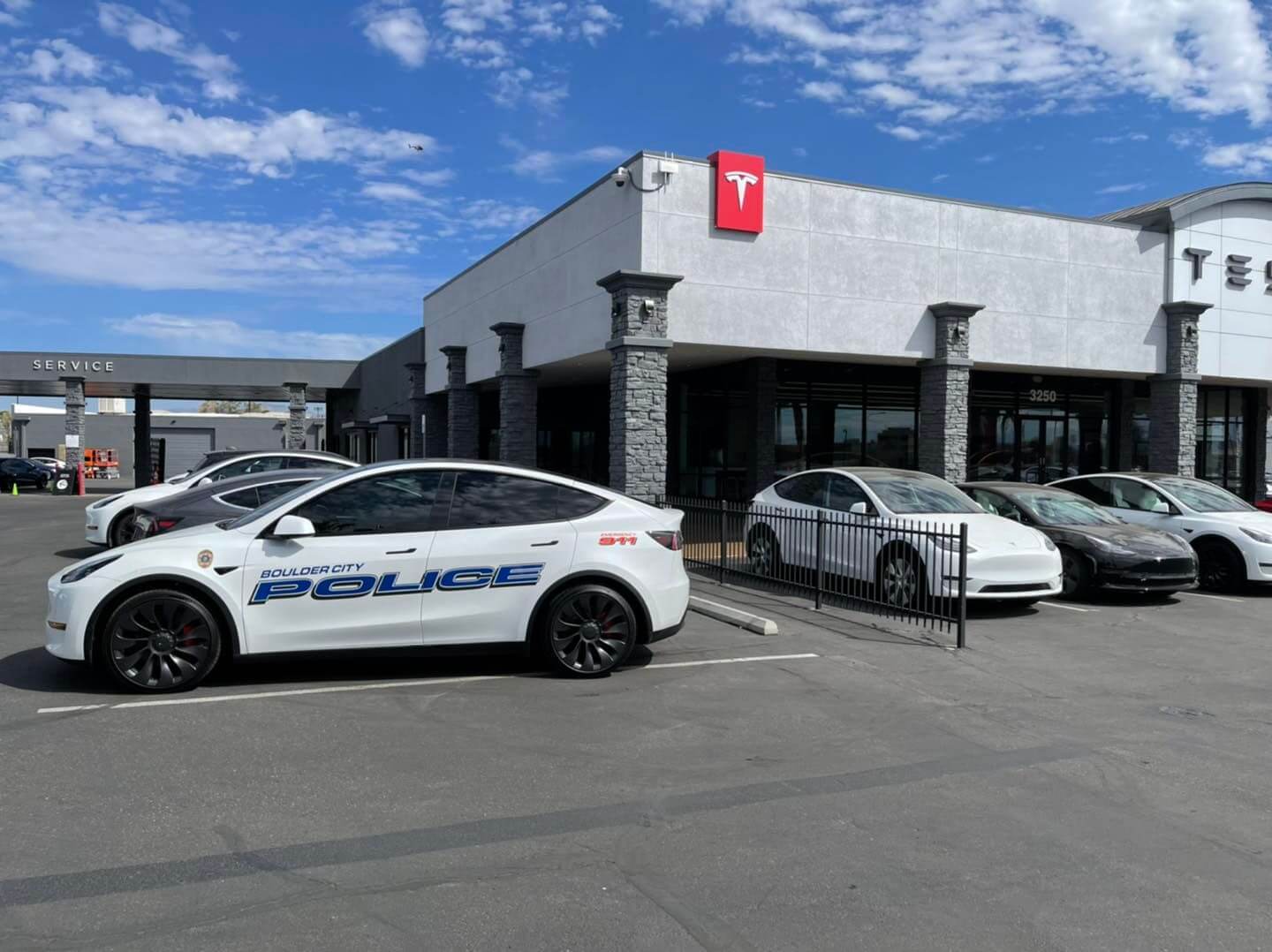 Boulder City NV kocht nieuwe Tesla politievoertuigen