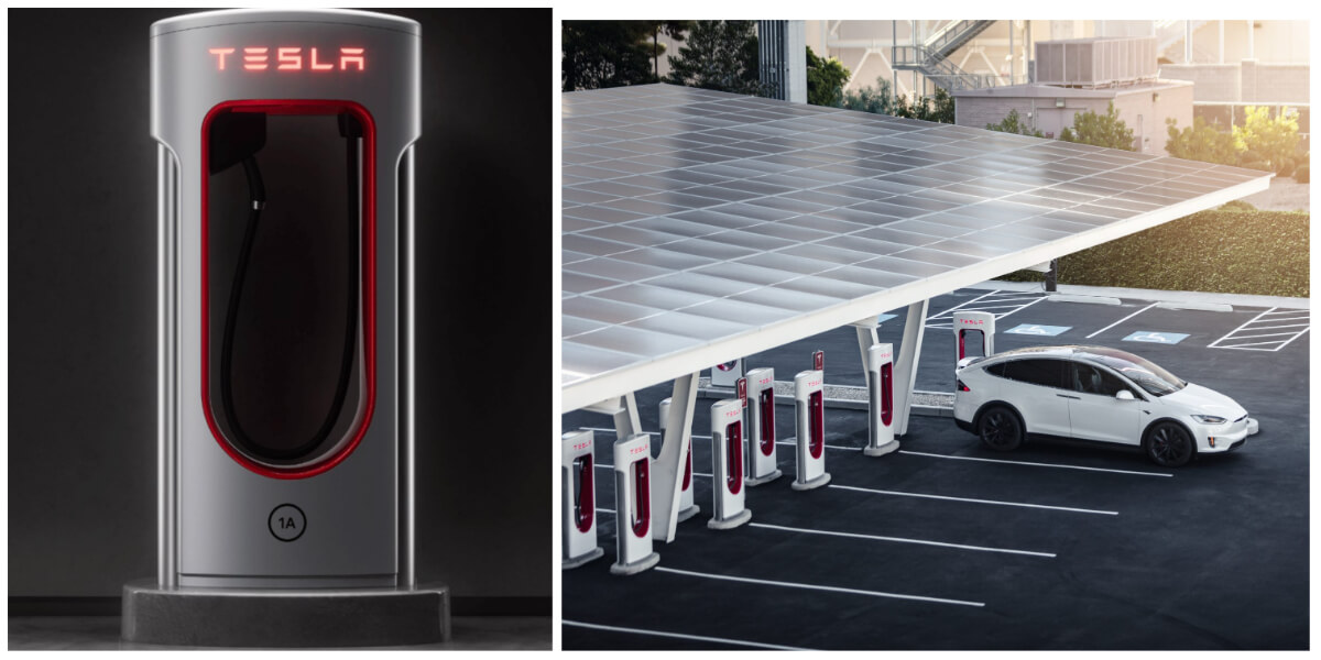 «Волшебная док-станция» Tesla переведет сеть Supercharger на совместимость со всеми электромобилями