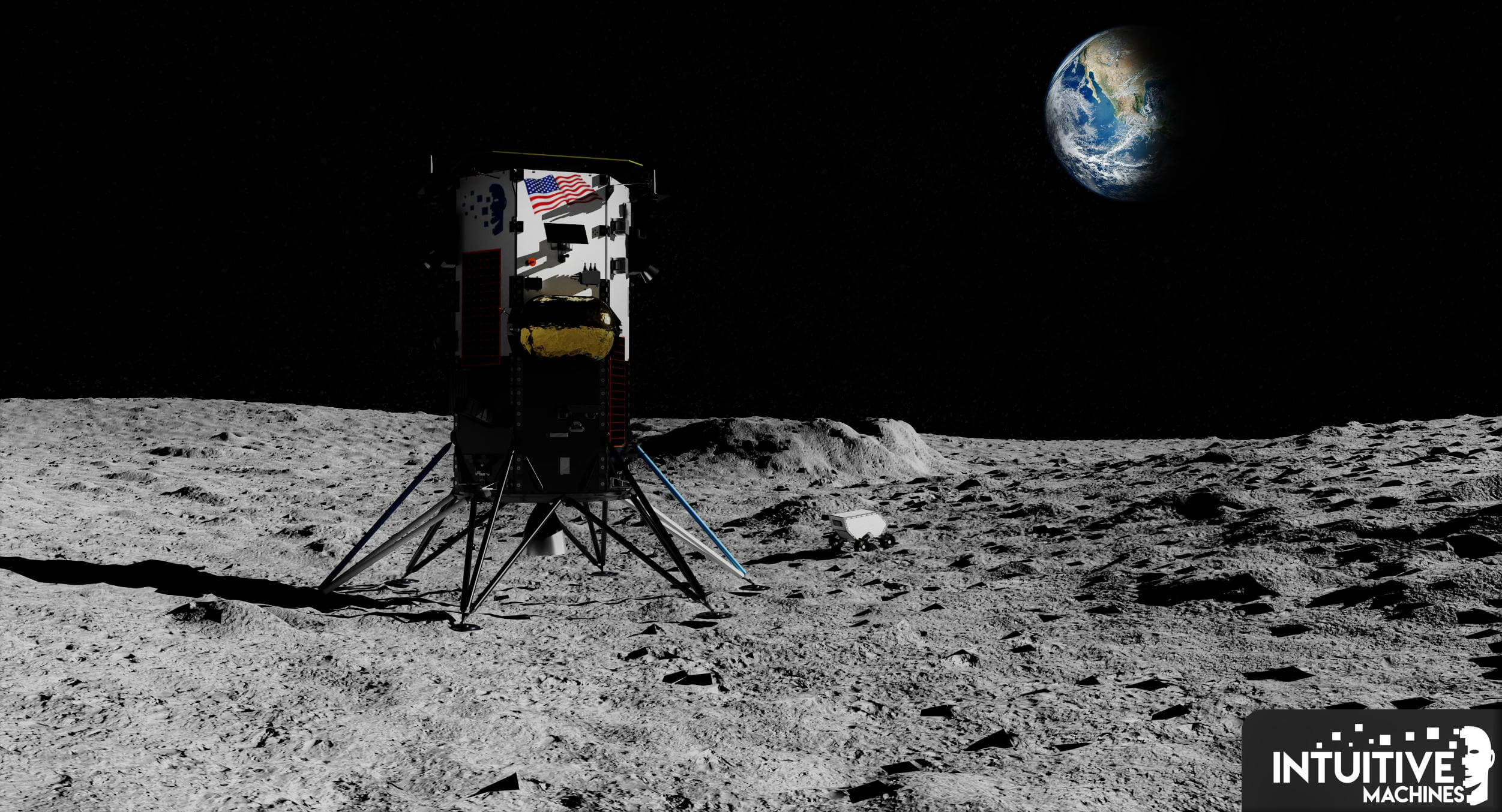 سبيس إكس تطلق مركبة فضائية لتعدين الكويكبات إلى جانب مركبة هبوط خاصة على القمر