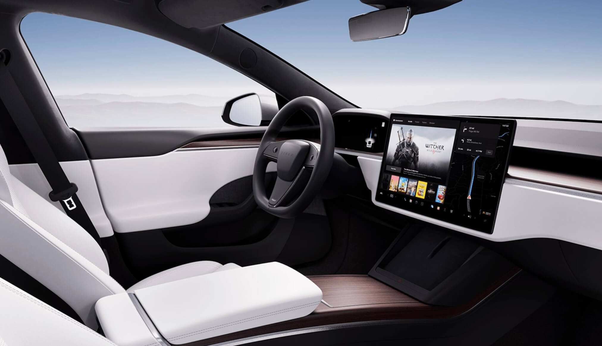 Tesla Model S 및 Model X 원형 스티어링 휠 개조 가능
