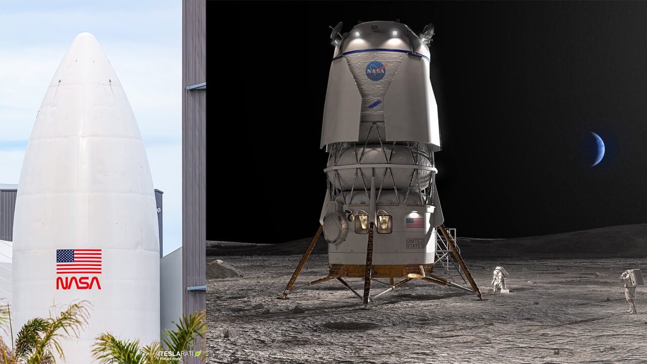 НАСА выбирает Blue Origin для высадки астронавтов на Луну