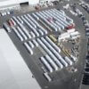 Tesla mengembangkan kawasan storan bateri Megapack di Lathrop Megafactory