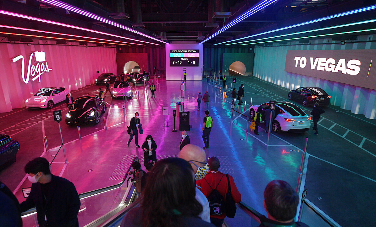 The Boring Company Vegas Loop werkt de beoogde capaciteit bij tot 90.000 passagiers per uur