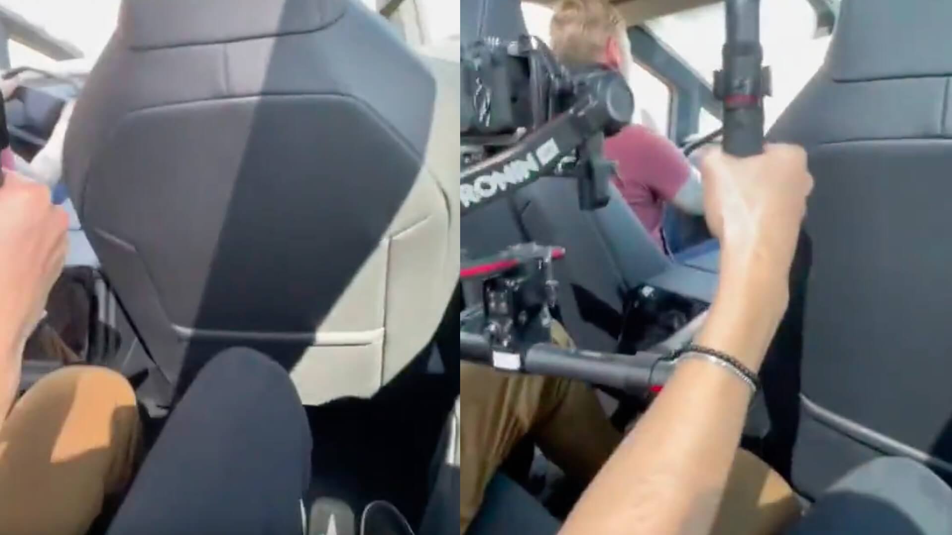 Видео Tesla Cybertruck демонстрирует задний дисплей и пространство на задних сиденьях