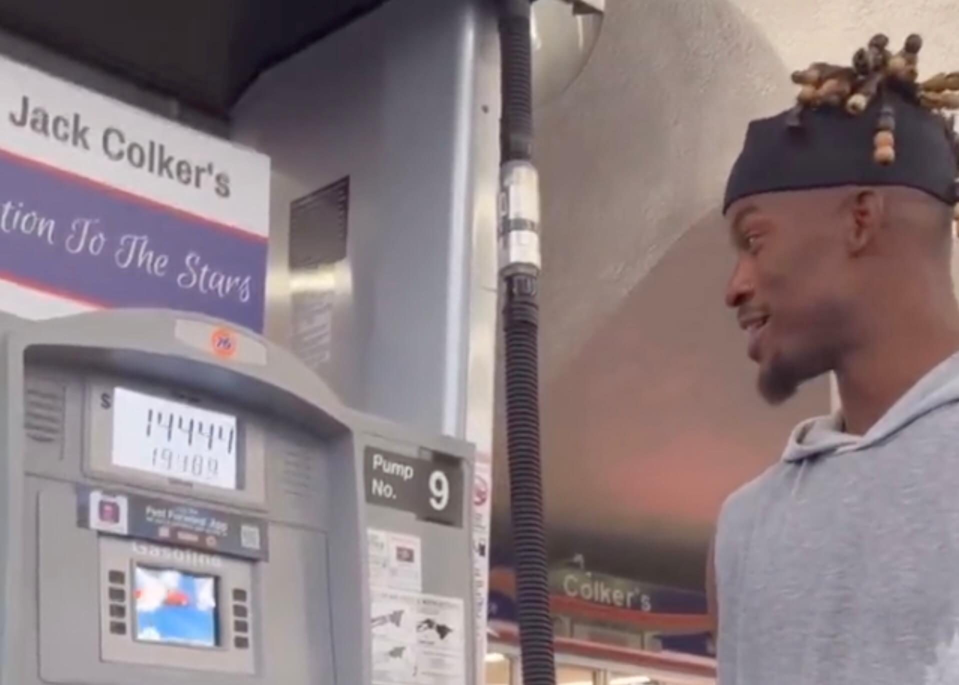 La estrella de la NBA Jimmy Butler se compromete a volverse eléctrico después del shock en la gasolinera