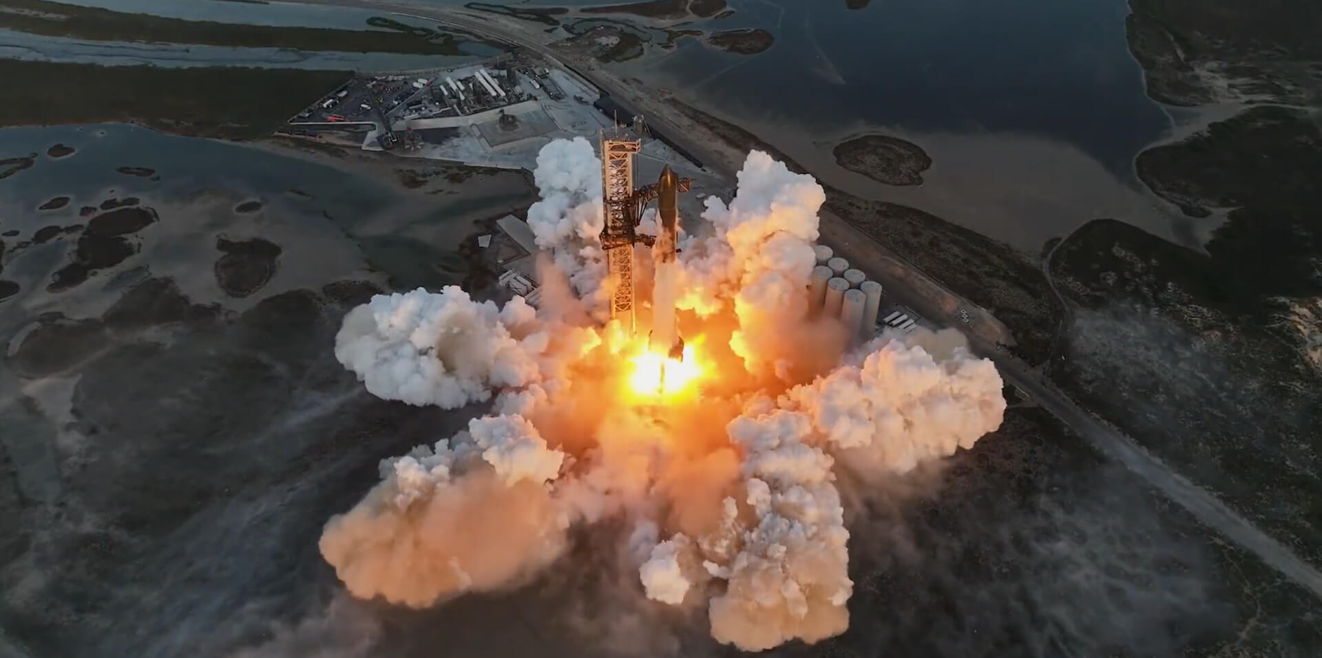 SpaceX запускает второе комплексное летное испытание Starship