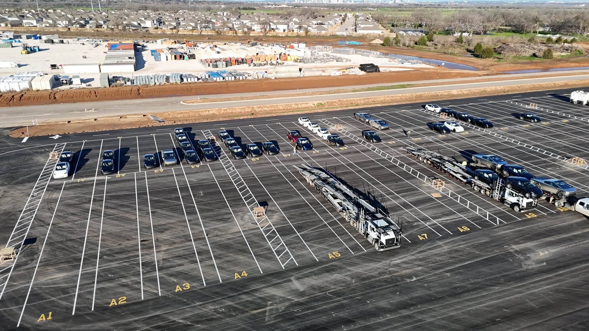 Tesla перемещает выездную площадку Giga Texas на большую территорию