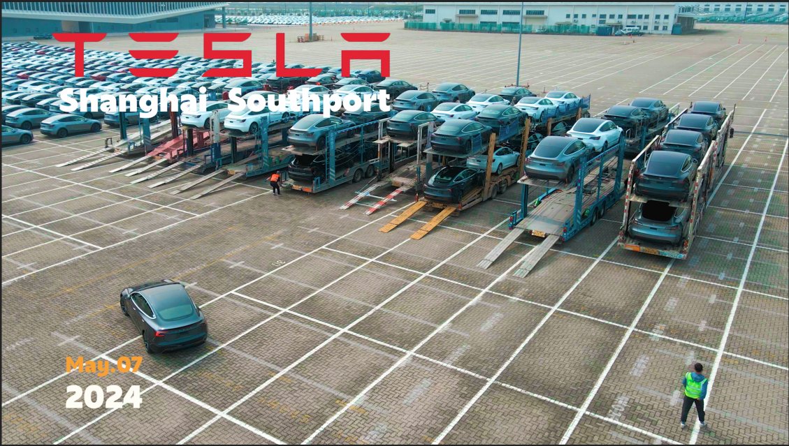 Tesla China продолжает экспортировать автомобили, поскольку второй квартал приближается к середине